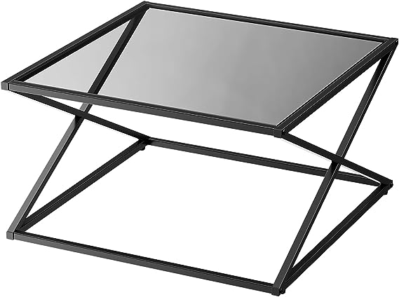 square glass coffee table
